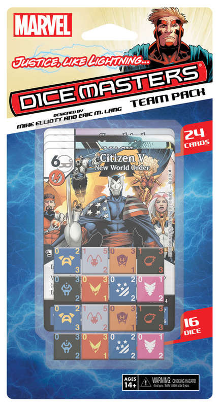 Justice Like Lightening Team Pack DC Dice Masters OOP (Dice Sets & Games)
