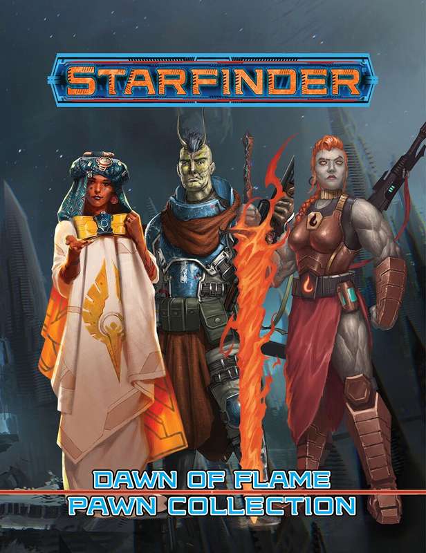Starfinder Pawns Dawn of Flame Pawn Collection (RPGs)