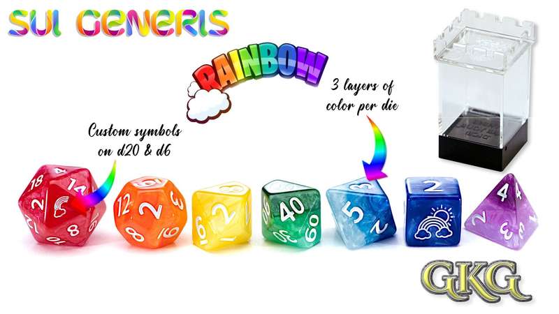 Sui Generis Dice Rainbow (Dice Sets & Games)