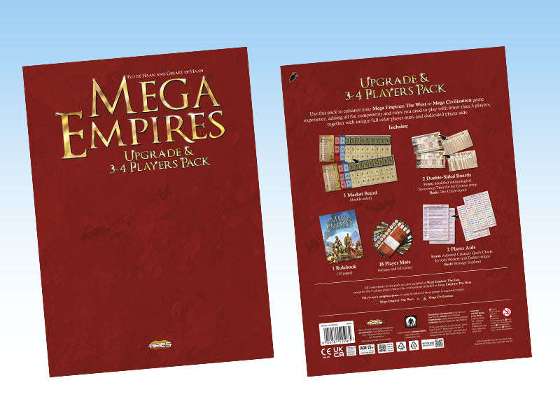 Mega Empires Upgrade & 3-4 Players Pack (Board Games)