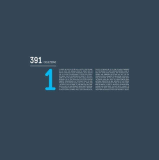 Various Artists - 391 / Selezione 1 (Vinyl)