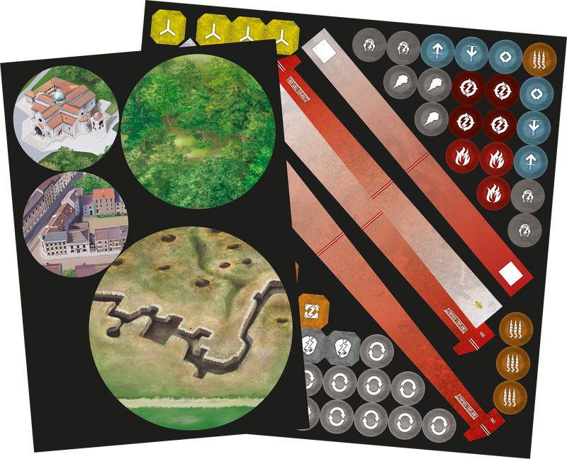 Tripods & Triplanes Additional Counter Set OOP (Board Games)