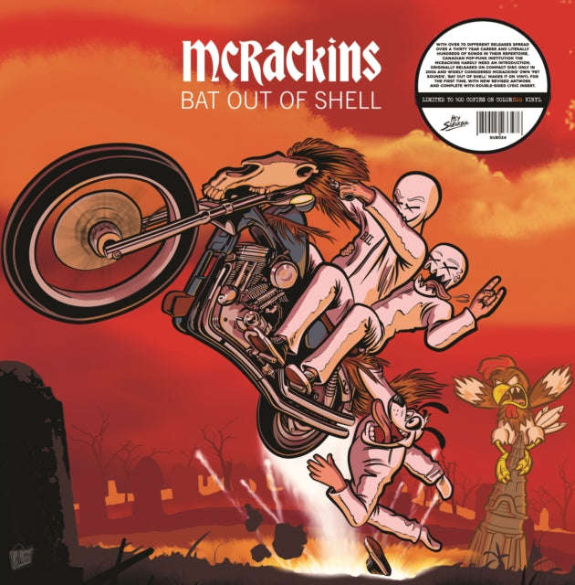 Mcrackins - Bat Out Of Shell (Egg Coloured Vinyl) (Vinyl)