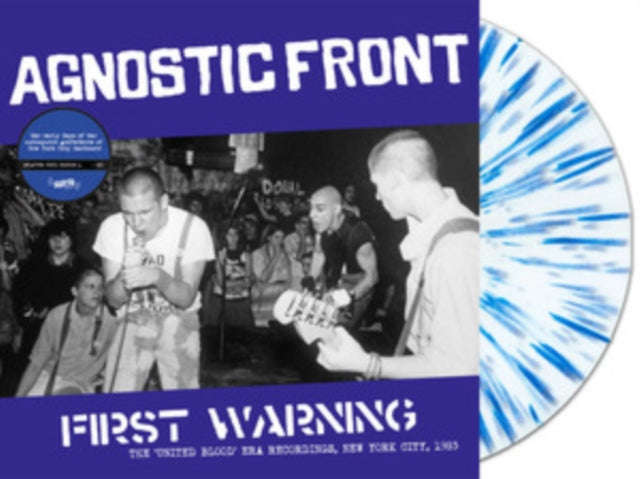Agnostic Front - The United Blood-Era Recordings. New York City. 1983 (White/Blue Splatter Vinyl)...