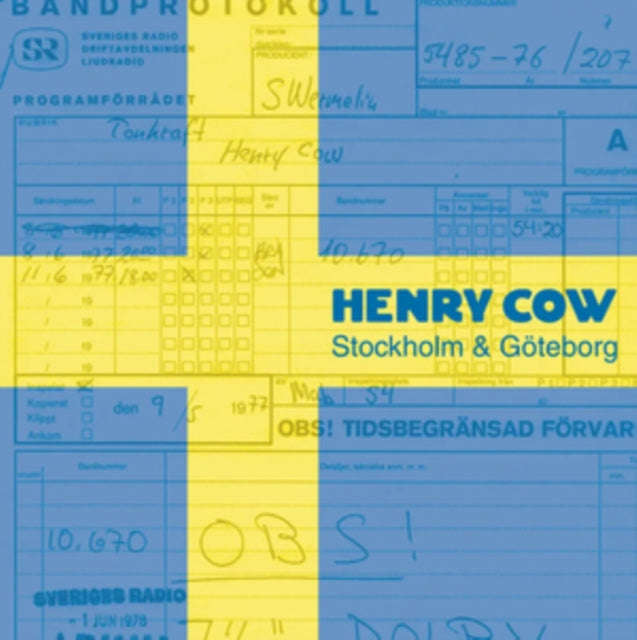 Henry Cow - Stockholm & Goteborg (Vinyl)