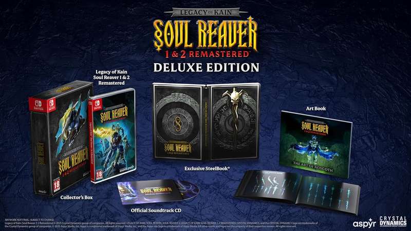 Legacy of Kain: Soul Reaver 1 & 2 Remastered - Deluxe Edition (Nintendo Switch)