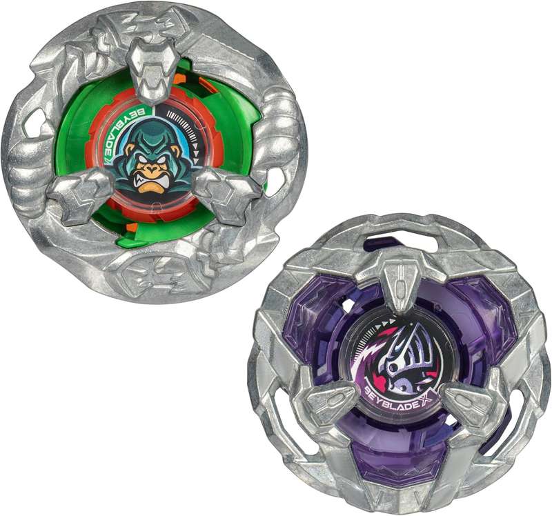 Beyblade X - Dual Pack - Yell Kong 3 -60GB (Stamina) & Helm Knight 5 -80T (Balance)