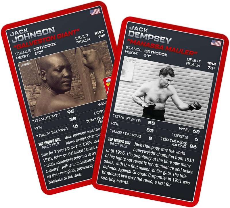 Top Trumps Card Game Limited Edition Boxing Champs