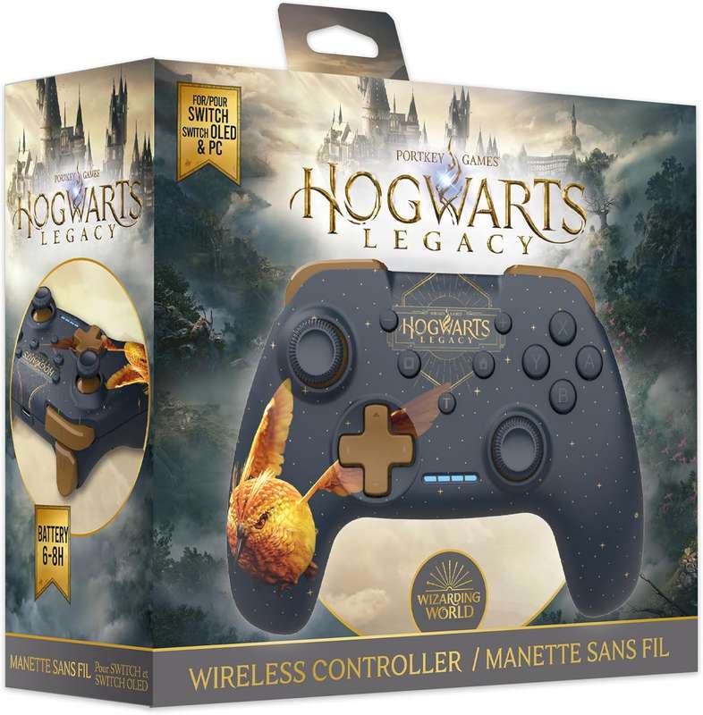 TI Harry Potter: Hogwarts Legacy Switch Wireless Controller (Golden Snidget) (Nintendo Switch)