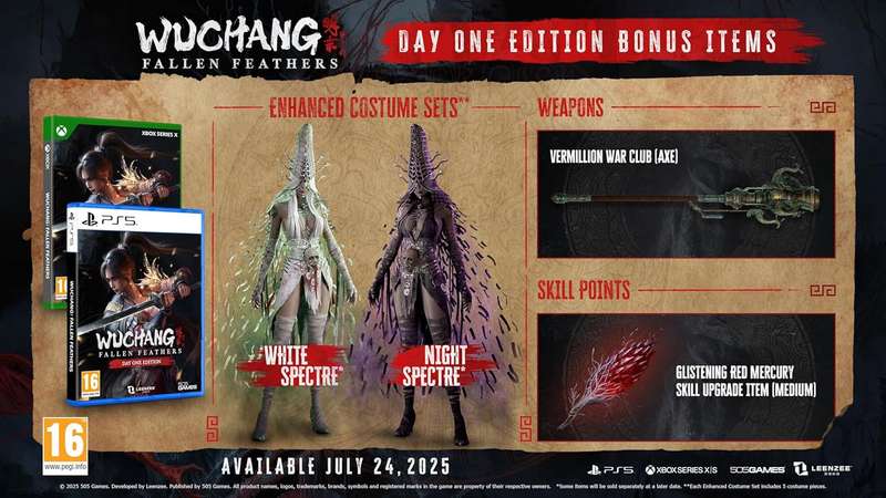 Wuchang: Fallen Feathers - Day One Edition (PS5)