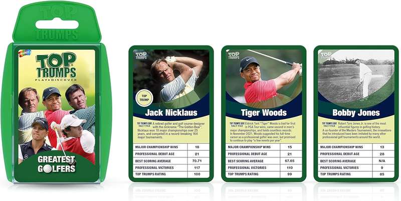 Top Trumps Card Game Classics Golfers