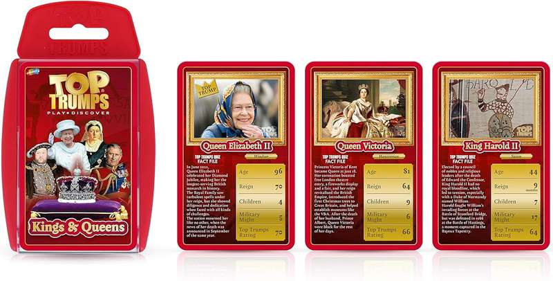 Top Trumps Card Game Classics Kings and Queens