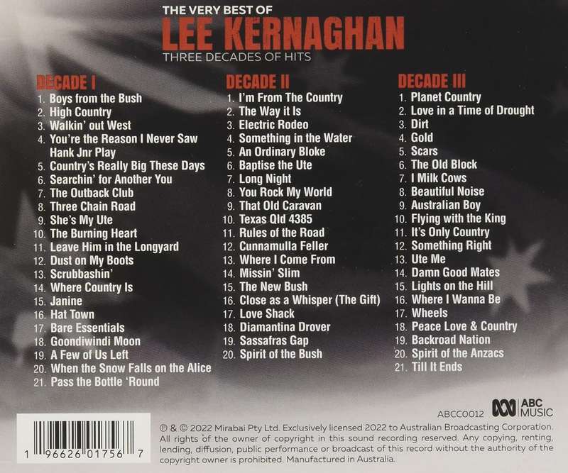Lee Kernaghan - The Very Best Of (CD)
