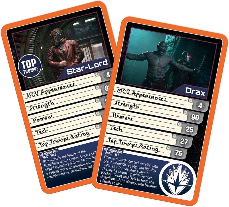 Top Trumps Card Game Specials Guardians of the Galaxy
