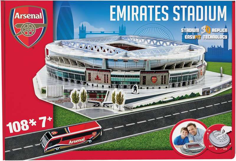 3D Stadium Puzzles - Arsenal The Emirates (3D Puzzles)