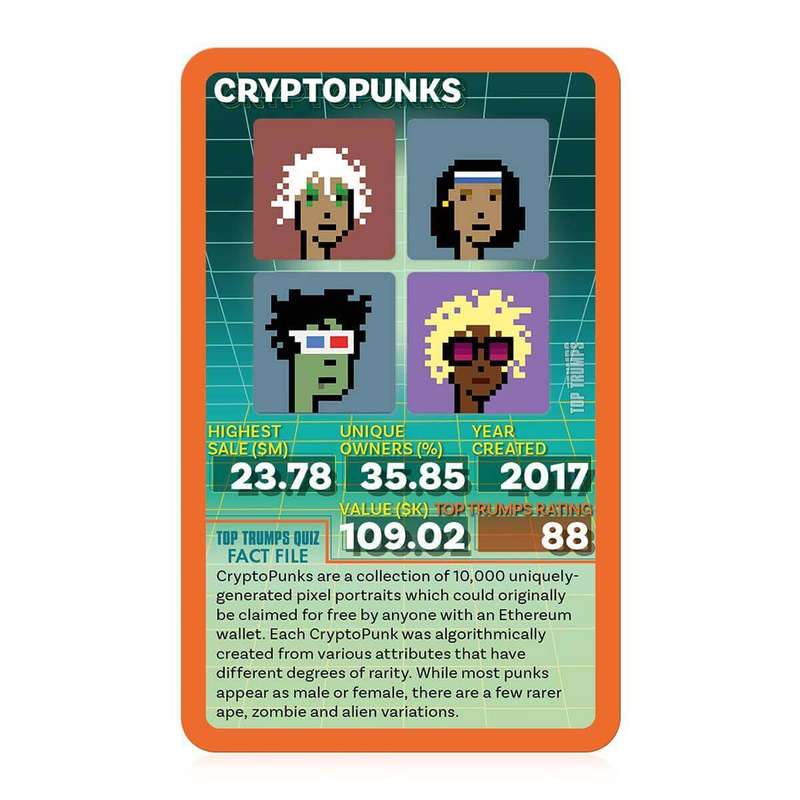 Top Trumps Card Game Specials  Gen Z - Trends of NFTs