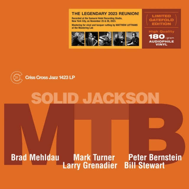M.T.B. (Brad Mehldau / Mark Turner / Peter Bernstein) - Solid Jackson (Vinyl)