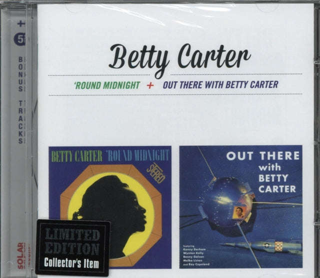 Betty Carter - Around Midnight / Out There With Betty Carter (CD)