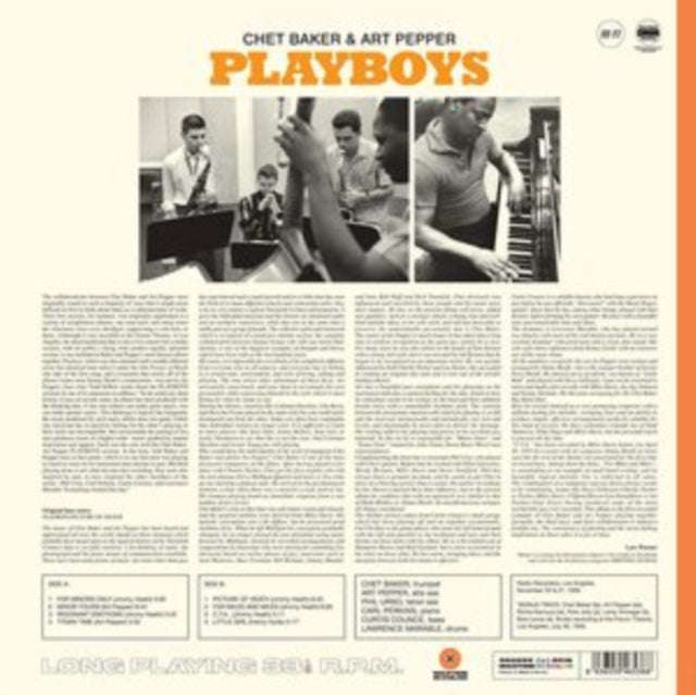 Chet Baker & Art Pepper - Playboys (Limited Orange Vinyl) (Vinyl)