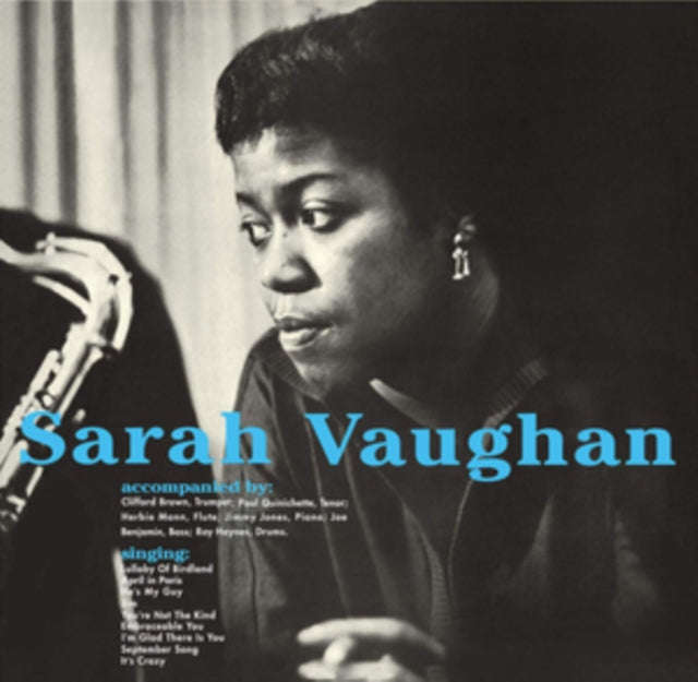 Sarah Vaughan - Sarah Vaughan With Clifford Brown (Limited Transparent Blue Vinyl) (Vinyl)