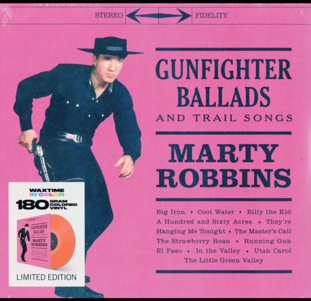 Marty Robbins - Gunfighter Ballads & Trail Songs (Limited Solid Red Vinyl) (Vinyl)