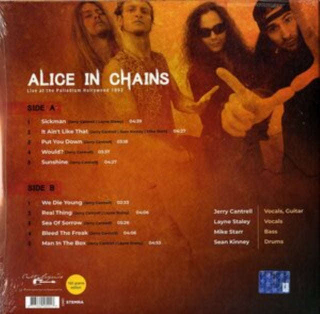 Alice In Chains - Best Of Live At The Palladium Hollywood 1992 (Vinyl)