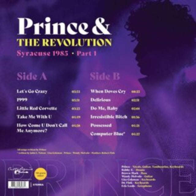 Prince & The Revolution - Syracuse 1985 Part 1 (Vinyl)