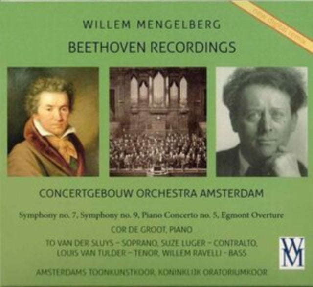 Concertgebouw Orchestra / Willem Mengelberg / Cor De Grotte - Beethoven Symphonies No.7 & 9 / Pia...