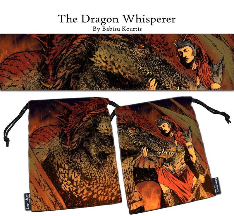 The Dragon Whisperer XL Legendary Dice Bag (Dice Sets & Games)