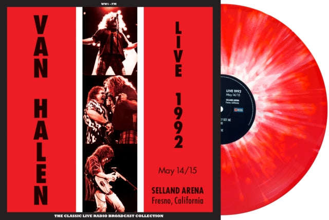 Van Halen - Live At Selland Arena Fresno 1992 (Red/White Splatter Vinyl) (Vinyl)