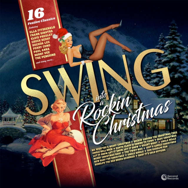 Various Artists - Swing Into A Rockin Christmas (Green Marble Vinyl) (Vinyl)