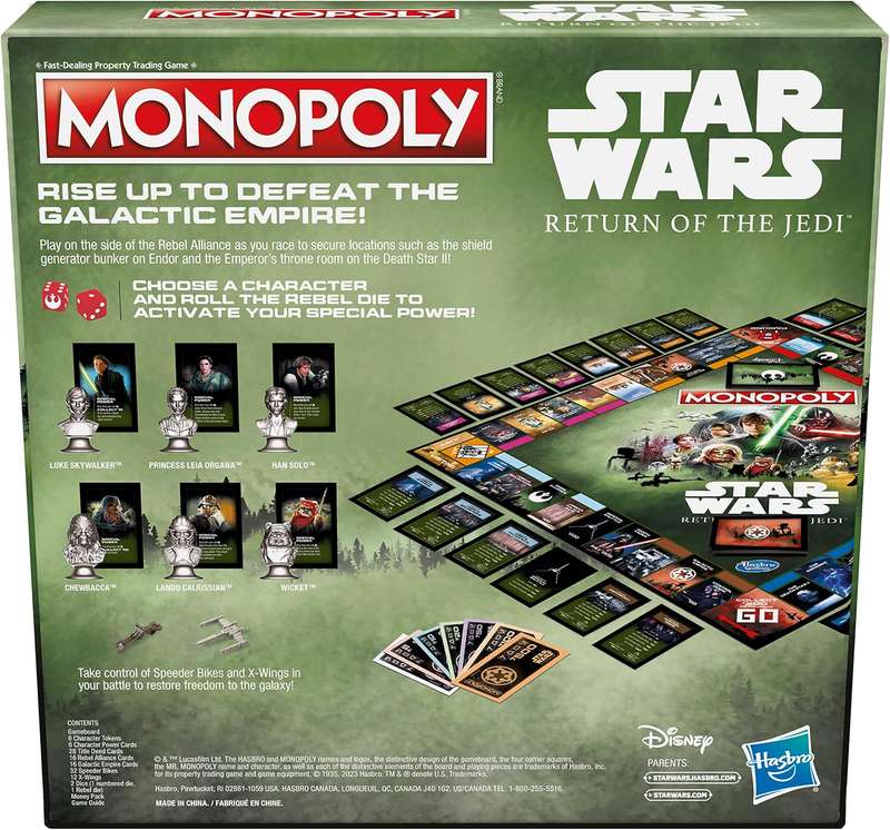 Monopoly Star Wars Return of the Jedi (Board Games)