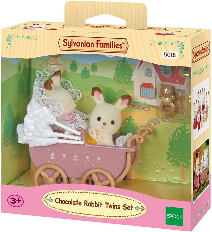 Sylvanian Families - Chocolate Rabbit Twins Set