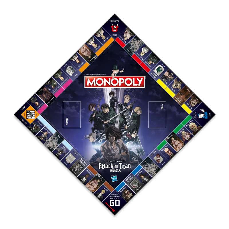 Monopoly Attack on Titan (Board Games)