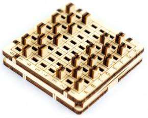 WoodenCity: Wooden Puzzle 3D - Game Checkers of Wood