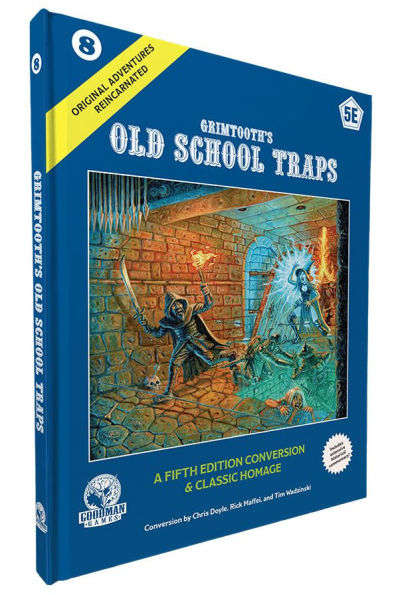 Original Adventures Reincarnated 8 Grimtooth Old School Traps Blue (GMG50008) (RPGs)