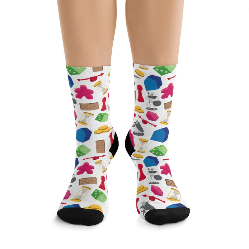 Pixel Game Socks Display (10) (Board Games)