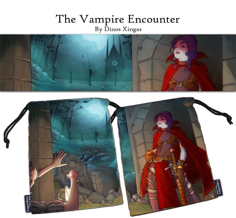 The Vampire Encounter XL Legendary Dice Bag (Dice Sets & Games)