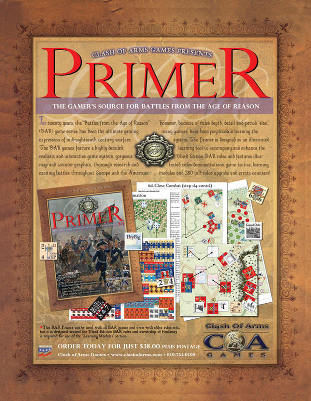 BAR Primer Battles from the Age of Reason 2nd. Edition (Board Games)