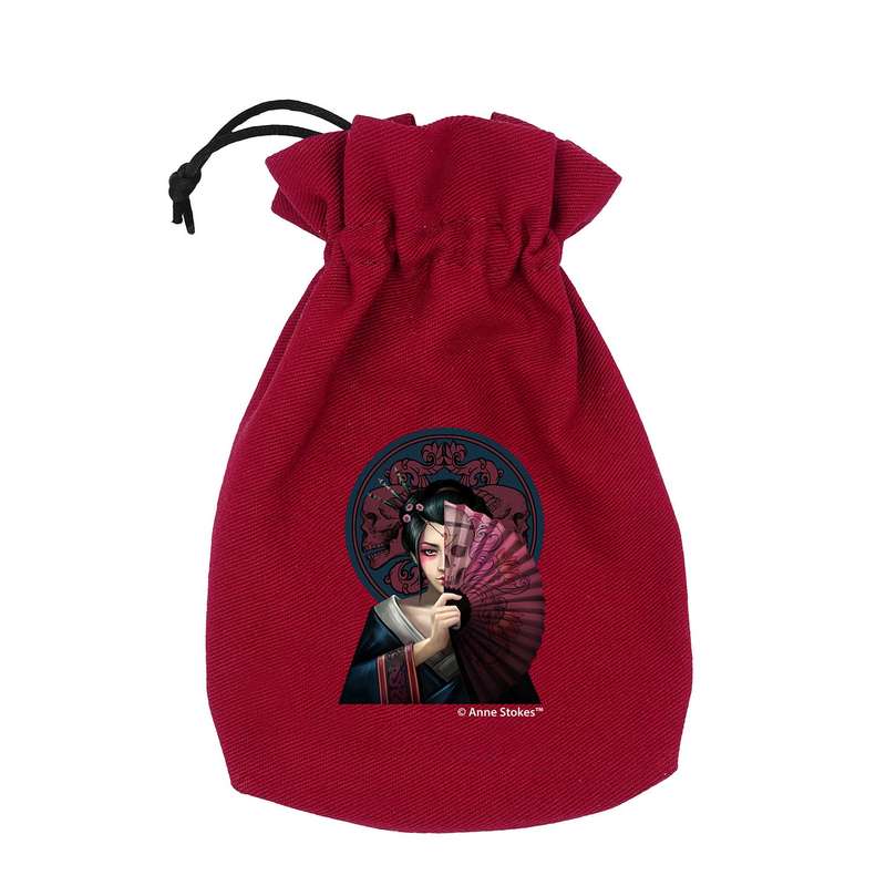 Anne Stokes Dice Pouch Geisha Skull (Dice Sets & Games)