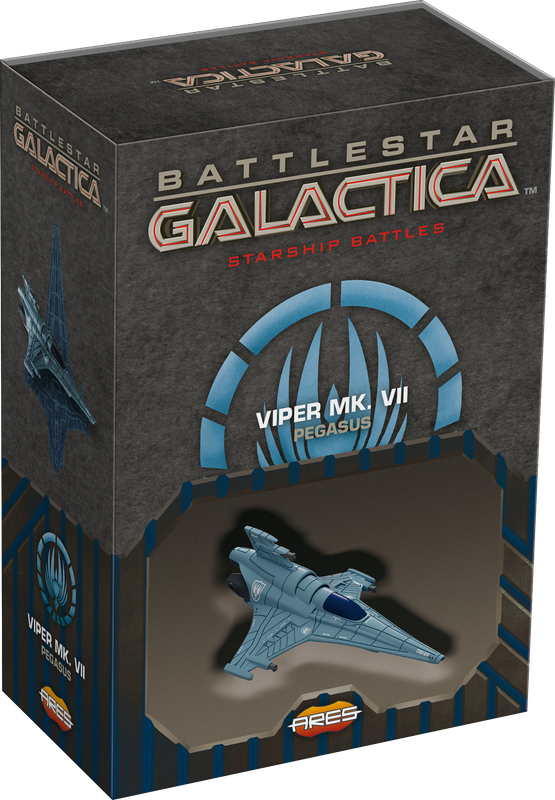 Battlestar Galactica Starship Battles Viper MK.VII Pegasus (Board Games)