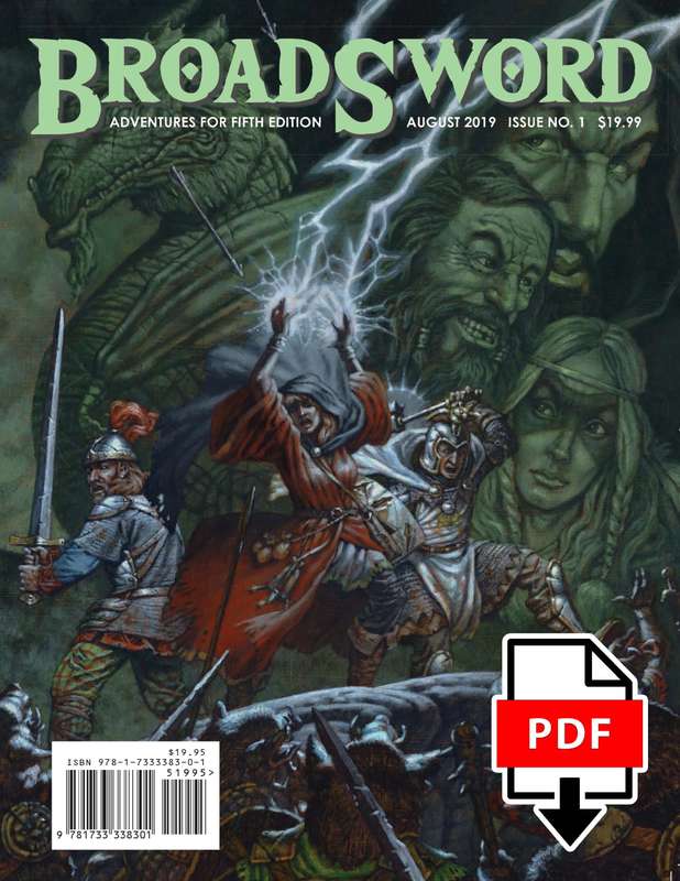 Broadsword Monthly No. 1 (Compendium) Print Version (RPGs)