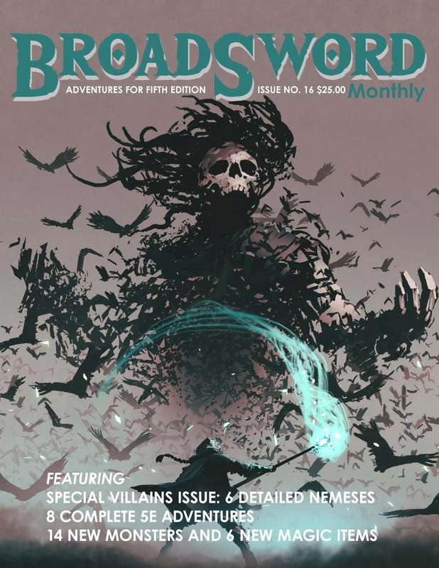 Broadsword Monthly No. 16 (Nemeses) (RPGs)