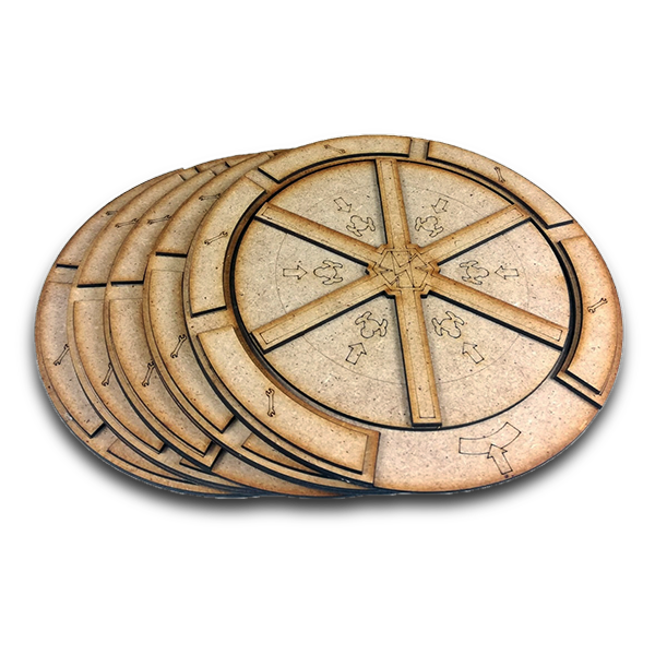 Barrage Wooden Wheels (Board Games)