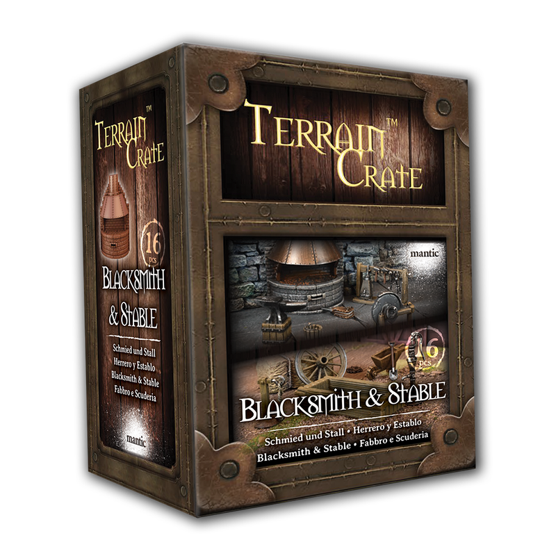 TerrainCrate Blacksmith & Stable (Miniatures)