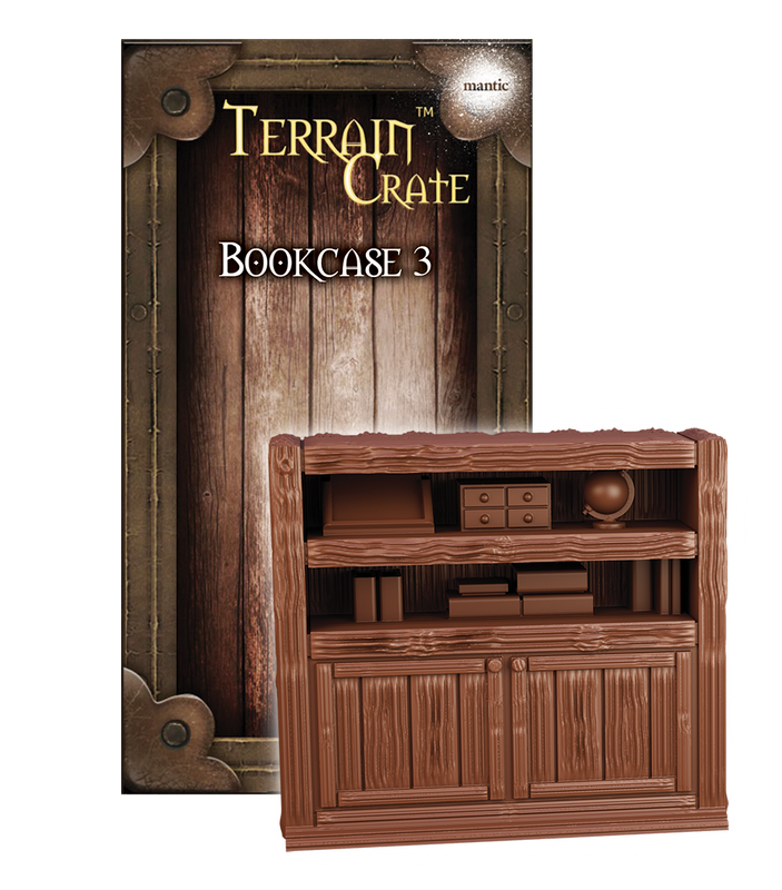 TerrainCrate Bookcase 3 OOP! (Miniatures)