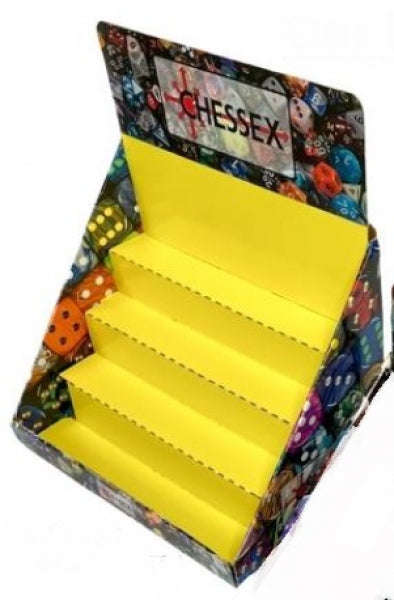 Chessex: Dice Set Display in Shipping Box (holds up to 28 dice sets) (Dice Sets & Games)