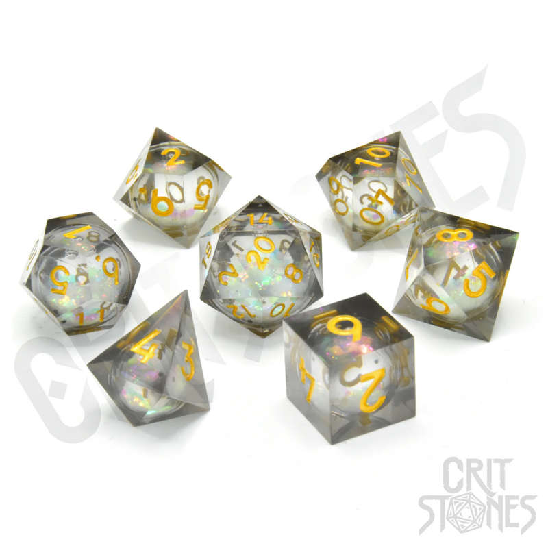 Orbeus Liquid Core RPG Dice Set (7) (Dice Sets & Games)