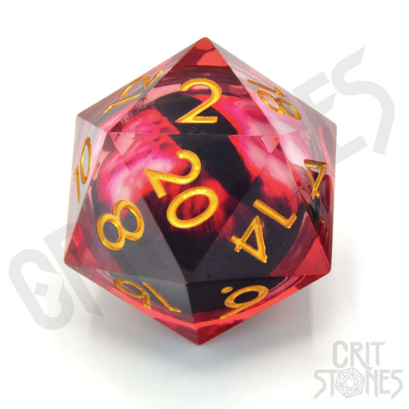 Blood Iris 33mm Floating Eye D20 (Board Games)