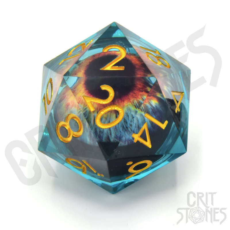 Eye of the Oracle 33mm Floating Eye D20 (Dice Sets & Games)
